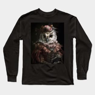 Victorian Owl Long Sleeve T-Shirt